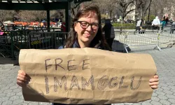 New York'ta İmamoğlu protestosu