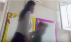 Özel öğrencilere şiddet uyguladığı görüntüler ortaya çıkan öğretmen tutuklandı