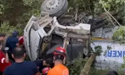 Bursa Kestel'de yangına su taşıyan tanker devrildi: 3 can kaybı