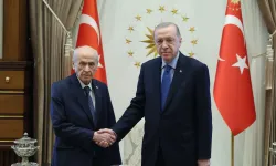 Cumhurbaşkanı Erdoğan, MHP Genel Başkanı Bahçeli ile Beştepe'de bir araya geldi