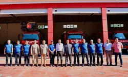 Denizli'de Başkan Çavuşoğlu’ndan itfaiye eğitim merkezi’ne ziyaret