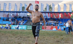 Elmalı'da altın kemer Enes Doğan'ın