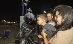 Mersinliler ‘Tam Ay Tutulması’nı seyretti
