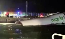 Türk şirketine ait kargo uçağı Hong Kong'da pistten çıktı; İki can kaybı