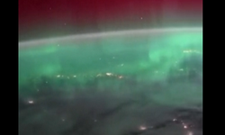 NASA, Kuzey Işıkları'nın uzaydan nasıl göründüğünü paylaştı