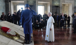 11 yıl aradan sonra bir papanın Türkiye'ye yaptığı ilk ziyaret; Papa 14. Leo, Anıtkabir'den başladı