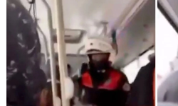 Cumhurbaşkanına hakaret iddiasına otobüste gözaltı; Yunus ekipleri, seyir halindeki otobüsü durdurdu