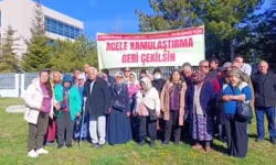 Milas'tan AYM'nin önüne geldiler; Acele kamulaştırılma geri çekilsin!