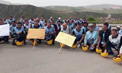 Madencilerden açlık grevi