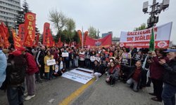 Başkentte 1 Mayıs mitinginde tutuklu gazeteciler de untulmadı