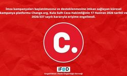 Küresel kampanya platformu Change.org'a erişim engeli