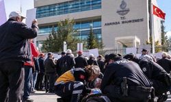 AYM yakınında emekli protestosunda acı olay