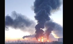 Ukrayna, Moskova Petrol Rafinerisini hedef aldı