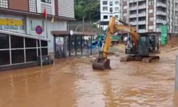 Trabzon ve Rize'de sel yaşandı