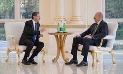 İsrail Cumhurbaşkanı Herzog, Bakü’de Cumhurbaşkanı Aliyev ile bir araya geldi