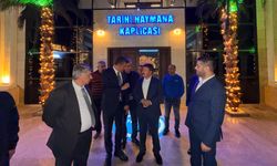 Belediye Başkanı paylaştı: TESK Başkanlığı'nı kazanan Yiğiner, "yorgunluğunu" kaplıcada atmış