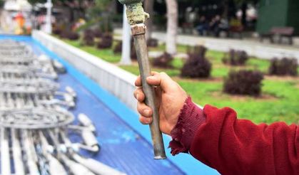 Süs ve gösteri havuzunun 135 fıskiyesi çalındı