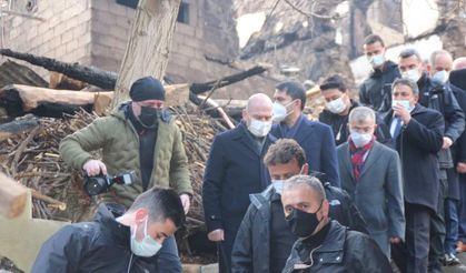Yangının küle çevirdiği Dereiçi Köyü "Afet Bölgesi" ilan edildi