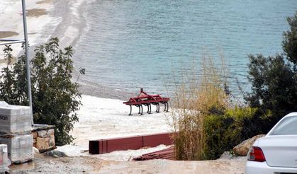 Bodrum plajlarında tartışmalı görüntü