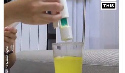 Teknoloji ve bilim sınır tanımıyor. İnternet üzerinden karşı tarafa limonata yollandı