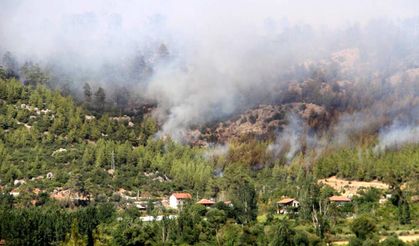 Bir büyük yangın da Isparta'da Yerleşim yerlerine sıçradı, mahalle tahliye edildi