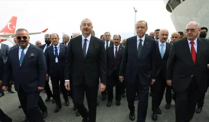 Erdoğan ve Aliyev, Zengilan Havalimanı açılışını yaptı