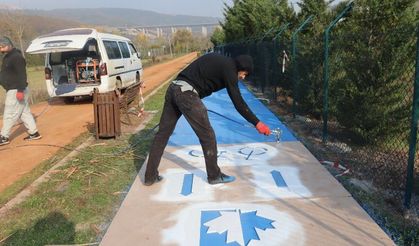 Kocaeli İzmit'in Bıçkıderesi'nde bisiklet yolu ortaya çıktı