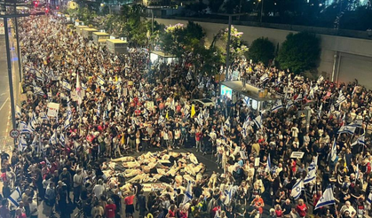İsrail'deki rehine protestosuna büyükelçiler de katıldı