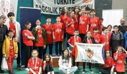 Bursa İnegöllü dağcılardan 40 madalya