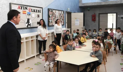 Bursa Osmangazi'de kreş öğrencilerinin karne heyecanı
