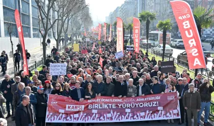Bursa'dan adaletsizliğe yürüdüler