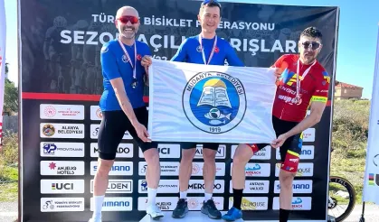 Mudanyalı bisikletçilerden 3 günde 4 madalya