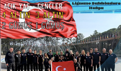 Milli para yüzücüler, İtalya'dan madalyalarla döndü