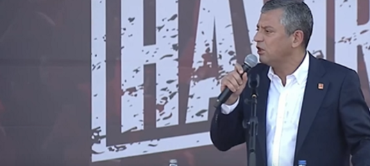 Çağlayan'da konuşan Özel: Bize sorulacak her soruyu önce Erdoğan’a ve bakanlarına soracaksınız!