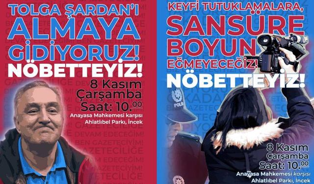 Gazetecilerden sessiz protesto daveti