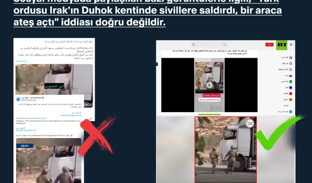 Türk Ordusu’nun Irak’ın Duhok kentinde sivillere saldırdığı iddiasına açıklama