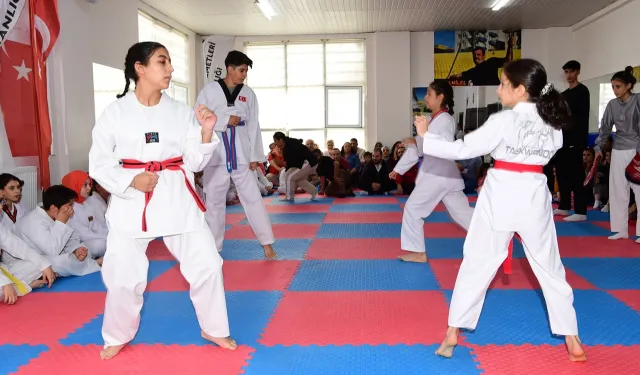 Malatya'da tekvandocuların kuşak heyecanı