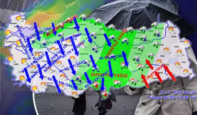 Meteorolojiden 49 il için hava uyarıları