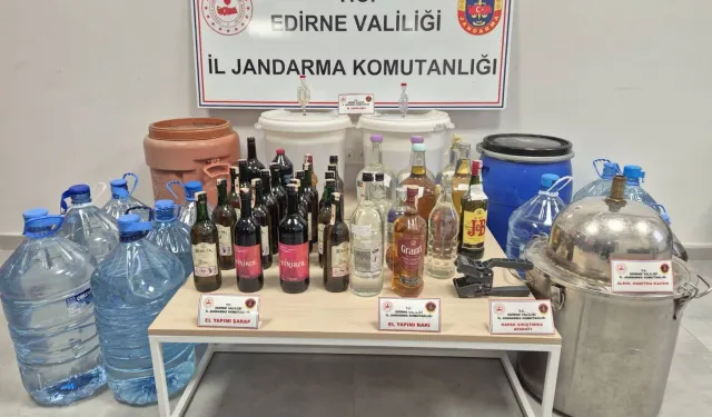 384 litre sahte içki ele geçirildi