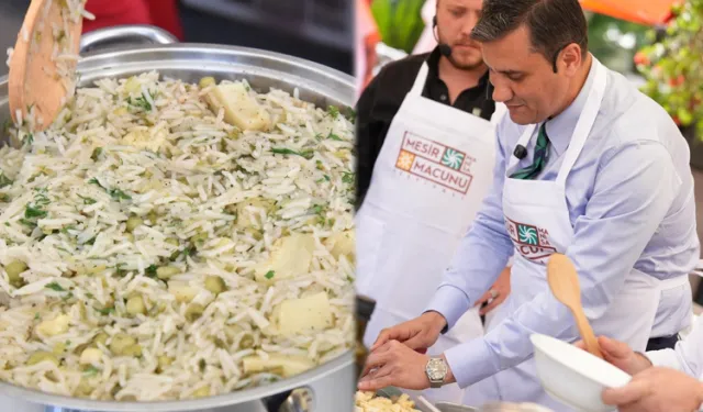 Başkan Zeyrek’ten “Enginarlı Mesirli Bahar Pilavı”