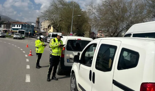 Bursa’da bayramlık trafik denetimlerinde 4 bine yakın sürücüye ceza