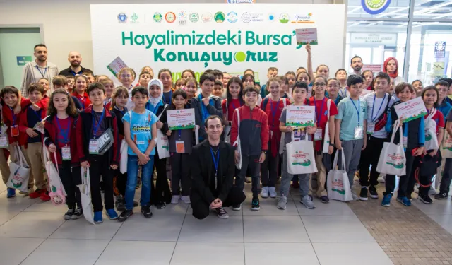 Bursa'da çocuklar hayallerindeki Bursa'yı konuştu