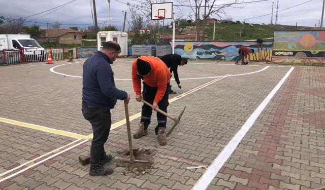 Edirne Süloğlu Belediyesi'nden okullara destek sürüyor
