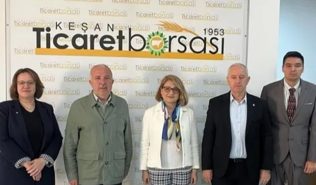 Keşan'da Uygulamalı Bilimler'den Ticaret Borsası'na ziyaret