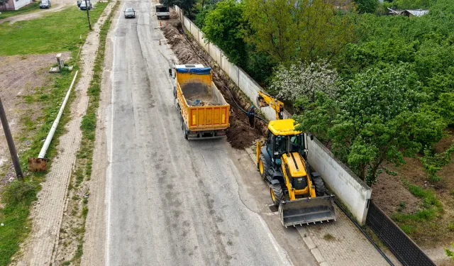 Sakarya Hendek'te Uzunçarşı’nın içme suyu altyapısına yenileme