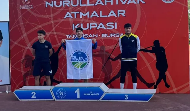 Sakaryalı atletizmciler Bursa’da şampiyon oldu