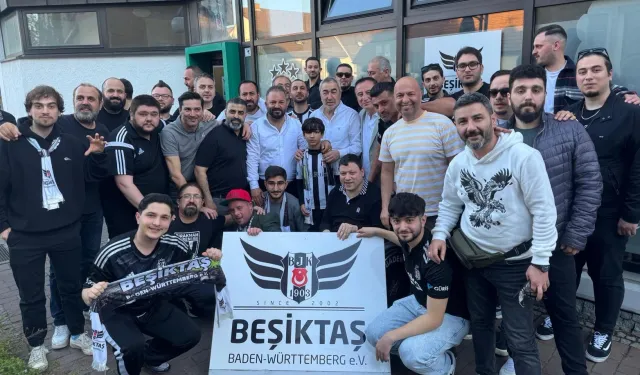 Samet Aybaba Stuttgart’ta taraftarlarla buluştu... Almanya’da Samet Aybaba fırtınası