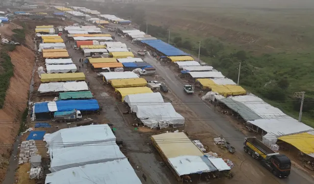 Kocaeli Gebze'de kurban pazarı kuruldu