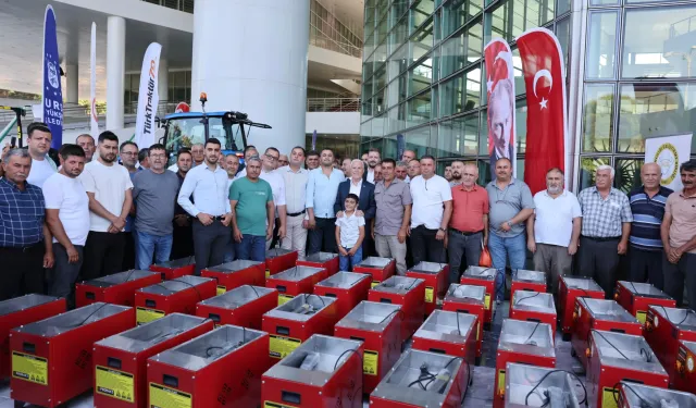 Bursa Büyükşehir'den kırsala ekipman desteği