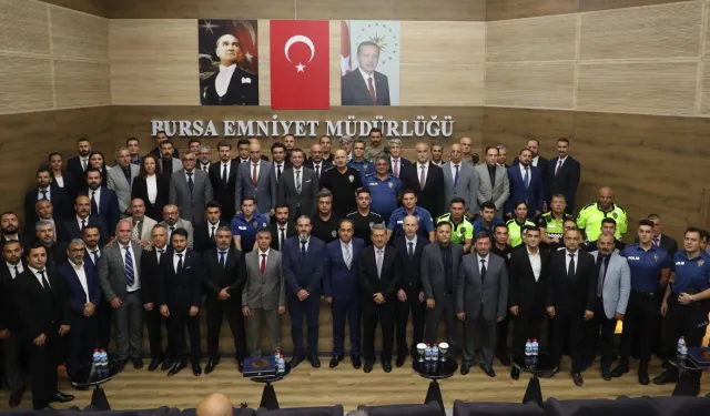 Bursa Emniyeti'nde 70 başarılı personel ödüllendirildi